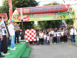 Sambut Denpom IX/1 Kupang Gelar Fun Bike Dan Jogging