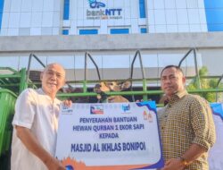 Bank NTT Serahkan 6 Ekor Hewan Kurban Sambut Idul Adha