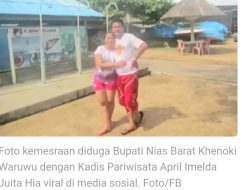Viral Foto dan Video Mesra Diduga Bupati Nias Barat dan Kadis Pariwisata, Warganet: Cocok Suami Istri