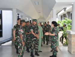 Ini Pesan Pangdam IX/Udayana saat Kunjungi RST Tk III Wira Sakti Kupang: Jaga Pola Makan