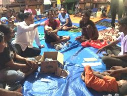 Berbaur Langsung Dengan Para Pengungsi Erupsi Lewotobi, SPK Identifikasi Kebutuhan Dasar Mereka