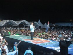 Cara Senyap Cagub SPK Lolos dari Jebakan Erupsi Gunung Lewotobi untuk Hadir di Kampanye Akbar