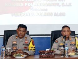 Kombes Ariasandy Ingatkan Setiap Anggota jaga Citra Kepolisian melalui Prilaku dan Tindakan