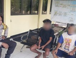 Curi Jemuran Warga, Bhabinkamtibmas Kolhua Amankan Seorang Pemuda ke Polsek Maulafa