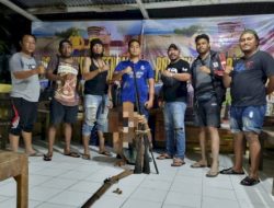 Gara –Gara Urusan Sapi Masuk Kebun, Polisi Geledah dan Sita Tiga Pucuk Senjata Milik Melkisedek Paijo di Rumahnya