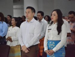 Perdana, Wali Kota dan Wakil Wali Kota Hadiri Ibadah Penyegaran Iman ASN Pemkot Kupang