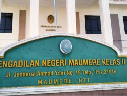 Majelis Hakim PN Maumere Vonis Anggota Polres Sikka Aiptu Hendrikus Endi 9 Tahun Penjara, Dipecat Lagi, Ada Apa ?