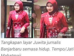 Jurnalis Juwita di Kalimantan Ternyata Dibunuh Kekasihnya Oknum Anggota TNI AL di Banjarbaru