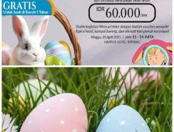 Promo Spesial Paskah : Easter Brunch & Egg Hunt di Harper Kupang