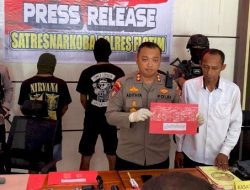 Bawa Sabu dari Kalimantan, Vendi Diciduk Satres Narkoba Polres Flores Timur