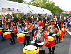 Drum Band Turangga Polda NTT Tampil Memukau di Kupang Exotic Festival 2025