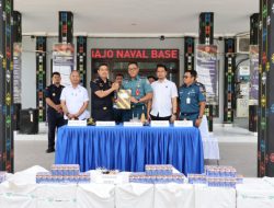 Mantap ! Prajurit TNI-AL Gagalkan Peredaran Rokok Ilegal dari Surabaya di Manggarai Barat