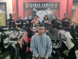Karena Judi Online Pemuda ini Gelapkan 7 Unit Motor Rental dan Berhasil Diringkus Polisi di Bima