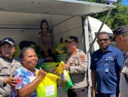 Polres Flotim Hadirkan Senyum Warga Lewat Gerakan Pangan Murah di Larantuka
