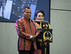 Lepas Sambut Danrem 161/Wira Sakti, Brigjen TNI Nunes ke Kolonel Inf. Hendro Cahyono Dengan Penuh Kekeluargaan.