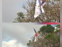 Heboh ! Jelang HUT RI Bendera Israel dan Satunya Mirip Negara Timor Leste Dikibarkan Didepan Polsek Laenmanen Kabupaten Malaka