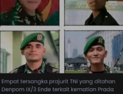 Terkait Penganiayaan Prada Lucky, Untuk Sementara Telah Ditetapkan 4 Prajurit Sebagai Tersangka, 16 Lainnya Masih Diperiksa