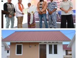 Bupati Kupang Serahkan Sertifikat Tanah dan Kunci Rumah Kepada Warga Eks Timor Timur