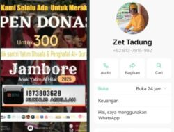 Wah ! Ada Penipu Mencatut Nama Kajati NTT Dengan Modus Operasi Donasi Jambore