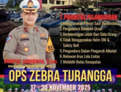 Operasi Zebra Turangga 2025 Dimulai: Polresta Kupang Kota Fokus Tindak 7 Pelanggaran Utama