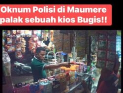 Viral Video Oknum Polisi di Sikka Ancam Pemilik Kios