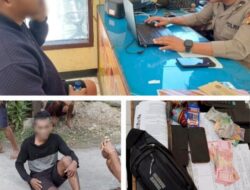 Nekad Curi Helm  dengan Cara Panjat Pagar Rumah di Oesapa, FB Diciduk Warga dan Polisi