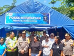 Kapolda NTT Tinjau Posko Kesehatan Semana Santa di Larantuka, Pastikan Pelayanan untuk Peziarah Optimal