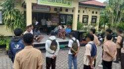 Polsek Kota Raja Gagalkan Aksi Tawuran Pelajar SMKN 5 Kota Kupang, 11 Siswa Diamankan