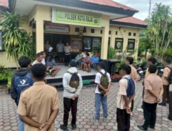 Polsek Kota Raja Gagalkan Aksi Tawuran Pelajar SMKN 5 Kota Kupang, 11 Siswa Diamankan