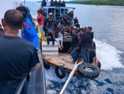 Ditpolairud Polda NTT Bantu Antisipasi Dini Kendala Teknis Kapal Bermuatan 96 Peziarah Semana Santa