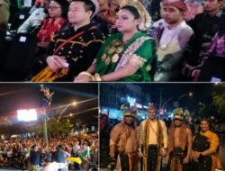 Meriah di Bundaran Tirosa ! Wali Kota Kupang Resmi Buka Karnaval Budaya Perdana
