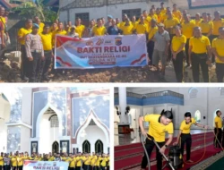 Sambut Hari Bhayangkara ke-80, Anggota Polda NTT Gelar Bhakti Religi di Masjid dan Gereja