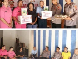 Pererat Silaturahmi, Polres Rote Ndao Salurkan Bantuan Sembako kepada Purnawirawan dan Warakawuri