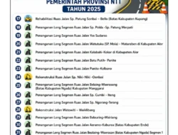 Pemprov NTT Kebut Pembangunan Infrastruktur, 32 Ruas Jalan Strategis Siap Dongkrak Ekonomi Masyarakat