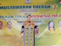 Hadiri Musda Golkar, Wabup Rocky Tekankan Butuh Kebersamaan Diatas Perbedaan Politik Untuk Bangun Alor