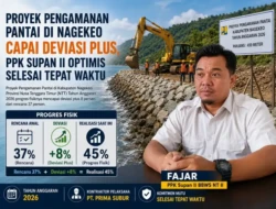 BBWS Nusa Tenggara II Pastikan Proyek Pengamanan Pantai Nagekeo Berjalan Sesuai Target