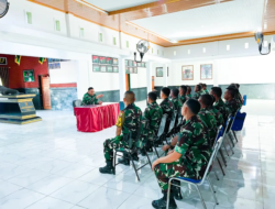 Kasbrigif 21/Komodo Bekali Perwira dan Bintara Baru dengan Nilai Kepemimpinan, Disiplin, dan Integritas