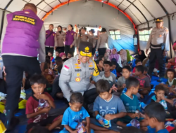 Kapolda NTT Turun Langsung, Trauma Healing Pulihkan Senyum Anak-Anak Korban Gempa Nagekeo