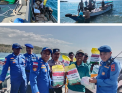 Ombak Diterjang, Bantuan Tak Boleh Terhenti: Ditpolairud Polda NTT dan Polres Mabar Tembus Pesisir Terisolasi