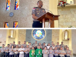 Dari Mimbar Gereja Santo Fransiskus Kolhua, Kabid TIK Polda NTT Serukan Warga Jaga Kamtibmas